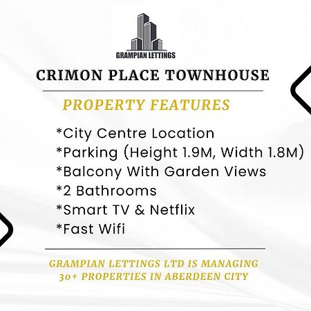 Crimon Place Townhouse - Grampian Lettings Ltd Villa Aberdeen Eksteriør billede