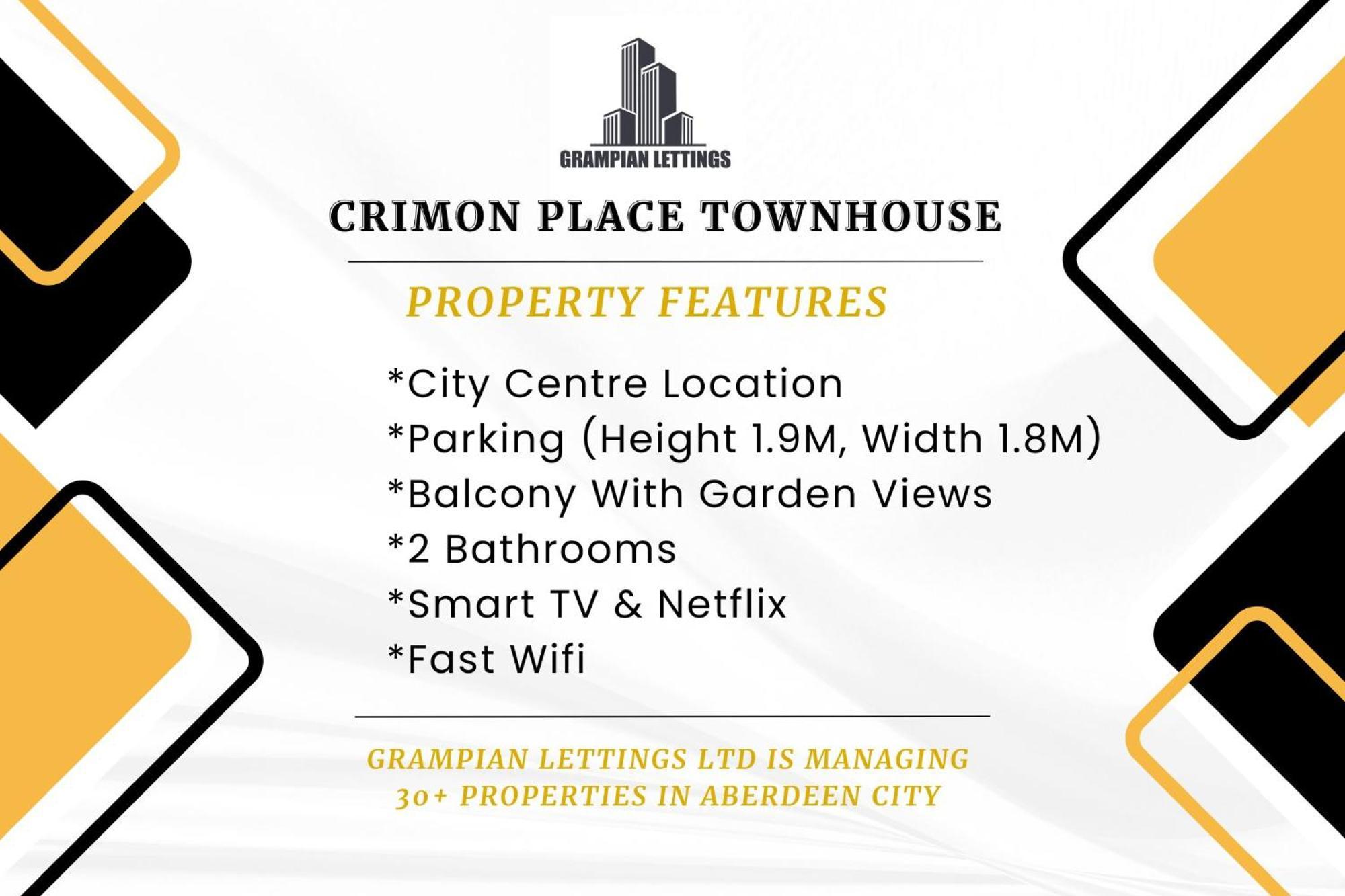 Crimon Place Townhouse - Grampian Lettings Ltd Villa Aberdeen Eksteriør billede